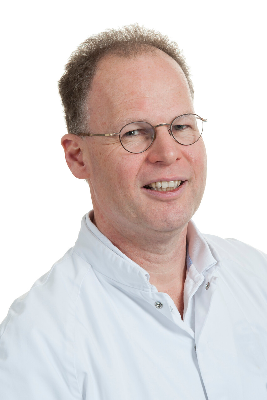 Portret van intensivist Spronk